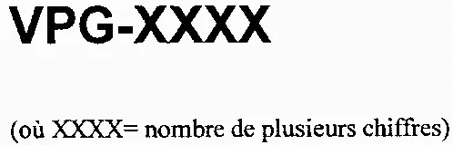 Vpg-Xxxx est une marque déposée par SA VITEC