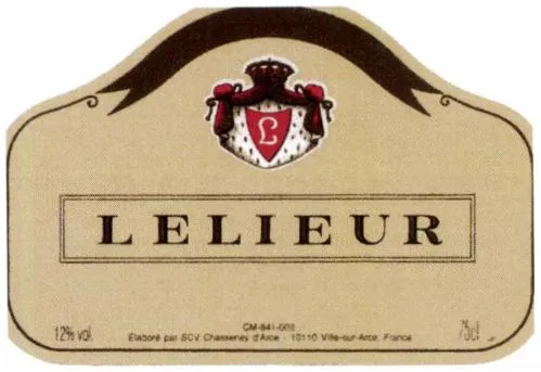 Lelieur est une marque déposée par CHAMPAGNE CHASSENAY D'ARCE (CVCA)