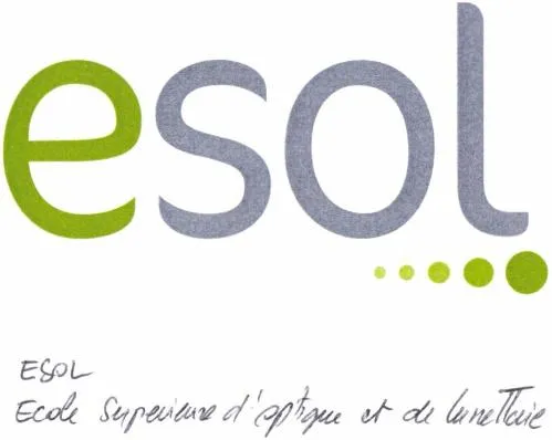 Esol Ecole Superieure D'optique Et De Lunetterie est une marque déposée par GES GROUPE D'ENSEIGNEMENT SUPERIEUR (ECOLE SUPERIEURE  OPTIQUE DE  LORRAINE)