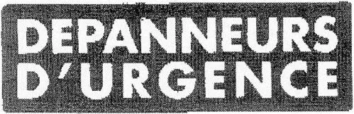Depanneurs D'urgence est une marque déposée par GROUPE PRUNAY (WIN)
