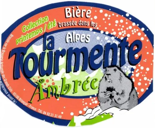 Biere Brassee Dans Les Alpes Collection Printemps / Ete La Tourmente Ambree est une marque déposée par GRANDS COLS BOISSONS DISTRIBUTION
