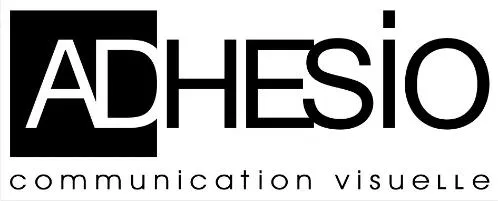 Adhesio Communication Visuelle est une marque déposée par UN NOMBRE D'OR (PCV PUBLICITE)