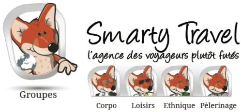 Smarty Travel L Agence Des Voyageurs Plutot Futes Groupes Corpo Loisirs Ethnique Pelerinage est une marque déposée par SMARTY TRAVEL
