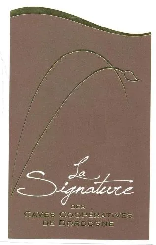La Signature Des Caves Cooperatives De Dordogne est une marque déposée par U N I D O R