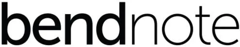 Bendnote est une marque déposée par BENDNOTE