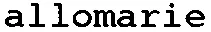 Allomarie est une marque déposée par LECOMMERCEDEPROXIMITE (LECOMMERCEDEPROXIMITE)