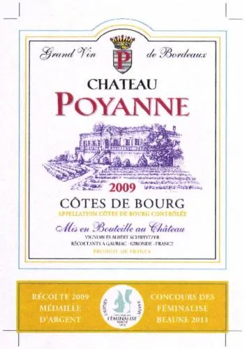 Chateau Poyanne est une marque déposée par SCEA VIGNOBLES A.SCHWEITZER