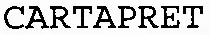 Cartapret est une marque déposée par CARTAPLAC
