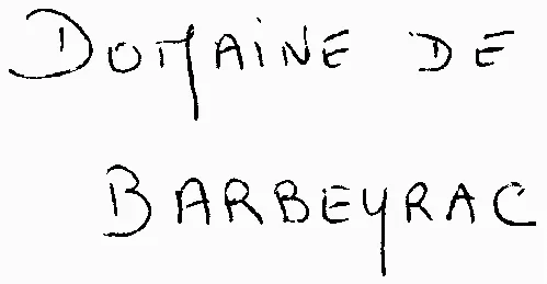 Domaine De Barbeyrac est une marque déposée par ARDOUIN JEAN-LAURENT