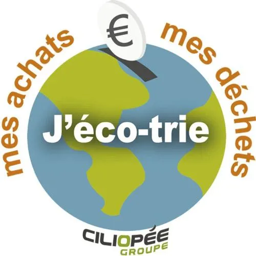 Mes Achats € Mes Dechets J Eco-Trie Ciliopee Groupe est une marque déposée par GROUPE CILIOPEE