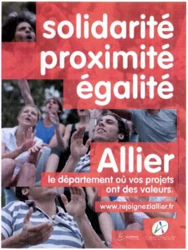 Solidarité Proximité Égalité Allier Le Département Où Vos Projets Ont Des Valeurs. Www.rejoignezallier.fr est une marque déposée par DEPARTEMENT DE L ALLIER