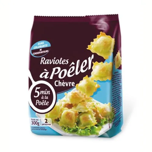 Ravioles A Poeler Chevre est une marque déposée par SAINT JEAN (RAVIOLES ROYANS - RAVIOLE ST JEAN ROYANS)
