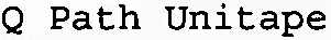 Q Path Unitape est une marque déposée par V W R INTERNATIONAL