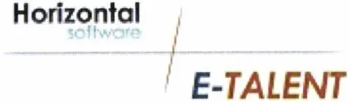 Horizontal Software E-Talent est une marque déposée par HORIZONTAL SOFTWARE