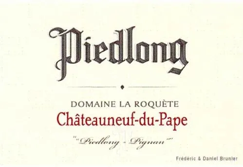 Piedlong Domaine La Roquète P Frédéric & Daniel Brunier est une marque déposée par VIGNOBLES BRUNIER