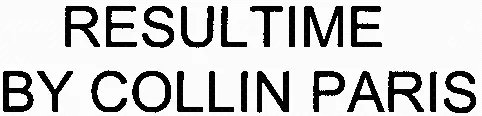 Resultime By Collin Paris est une marque déposée par LABORATOIRE COSMETIQUE DE LECOUSSE
