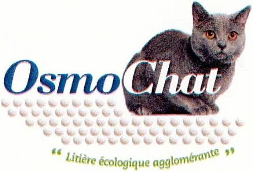 Osmochat “ Litiere Ecologique Agglomerante ” est une marque déposée par OSMOBIO