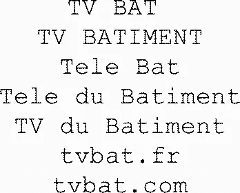 Tv Bat Tv Batiment Tele Bat Tele Du Batiment Tv Du Batiment Tvbat.fr Tvbat.com est une marque déposée par PETER FRANKLIN