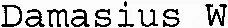 Damasius W est une marque déposée par SAS DAMASIUS W (D.W)