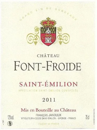 Chateau Font-Froide est une marque déposée par SCEA VIGNOBLES FRANCOIS JANOUEIX (SCEA VIGNO  FRANCOIS)