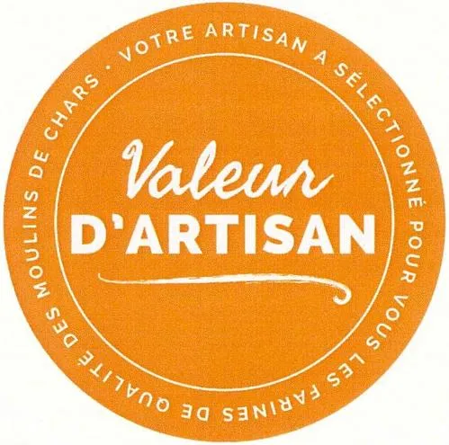 Valeur D'artisan Votre Artisan A Sélectionné Pour Vous Les Farines De Qualité Des Moulins De Chars est une marque déposée par AROIX GESTION