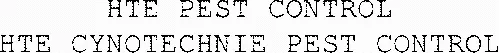 Hte Pest Control Hte Cynotechnie Pest Control est une marque déposée par GPM