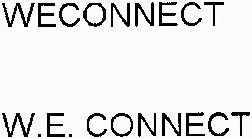 Weconnect W.e. Connect est une marque déposée par M.G.F.