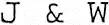 J & W est une marque déposée par J.AND W.