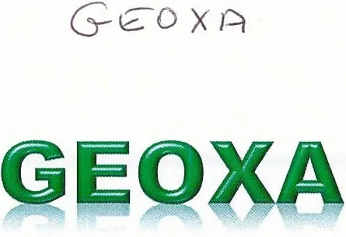 Geoxa est une marque déposée par SOCIETE DISTRIBUTION MATERIELS TECHNIQUES (SDMT)