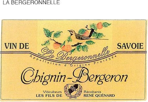 La Bergeronnelle est une marque déposée par SCEA LES FILS DE RENE QUENARD (LE CELLIER DES TOURS)