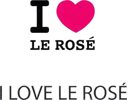 I Le Rosé I Love Le Rosé est une marque déposée par ORCEL & ROMIEU DISTRIBUTION