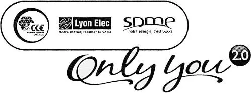 Cle Lyon Elec Notre Metier, Faciliter Le Votre Sdme Notre Energie, C'est Vous Only Lou 2.0 est une marque déposée par SONEPAR SUD-EST (S.S.E.)