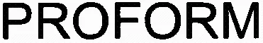 Proform est une marque déposée par PROFORM