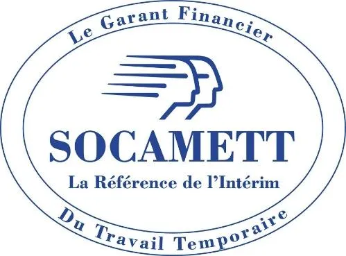 Socamett La Reference De L Interim Le Garant Financier Du Travail Temporaire est une marque déposée par SOCAMETT (SOCAMETT)