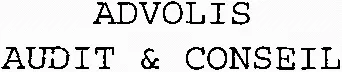 Advolis Audit & Conseil est une marque déposée par ADVOLIS