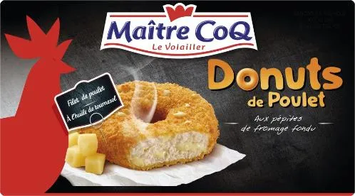 Maitre Coq Le Volailler Donuts De Poulet est une marque déposée par ARRIVE (Maitre Coq)