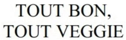 Tout Bon, Tout Veggie est une marque déposée par PICARD SURGELES