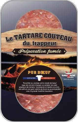 Le Tartare Couteau Du Trappeur Preparation Fumee est une marque déposée par COM'UNE IDEE