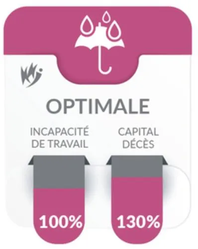 Optimale Incapacite De Travail 100% Capital Deces 130% est une marque déposée par MUTUELLE DU MINISTERE DE LA JUSTICE (MMJ)