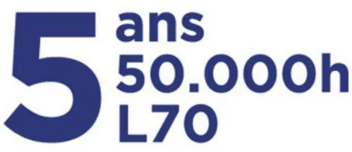 5 Ans 50.000 H L70 est une marque déposée par YAKI