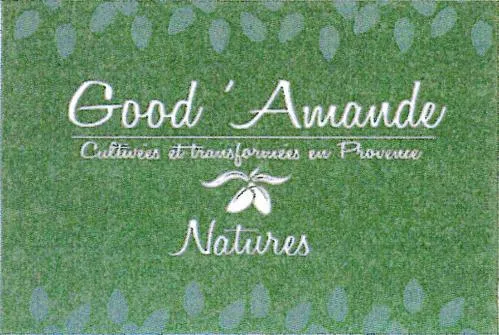 Good' Amande Cultivées Et Transformées En Provence Natures est une marque déposée par GRANGET NICOLAS