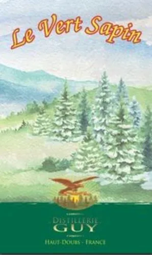 Le Vert Sapin Distillerie Guy est une marque déposée par DISTILLERIE PIERRE GUY