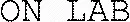On Lab est une marque déposée par ON LAB