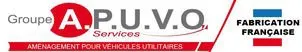 Groupe A.p.u.v.o. Services Amenagement Pour Vehicules Utilitaires est une marque déposée par GROUPE APUVO SERVICES