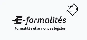 E-Formalités Formalités Et Annonces Légales est une marque déposée par CENTRE RECHERCH INFORM DOCUMENT NOTARIAL (CRIDON LYON)