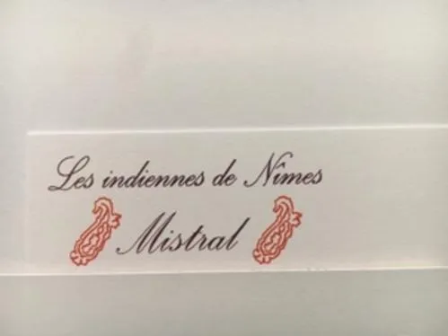 Les Indiennes De Nîmes Mistral est une marque déposée par LC2C LE COMPTOIR DE CAMARGUE (LC2C)