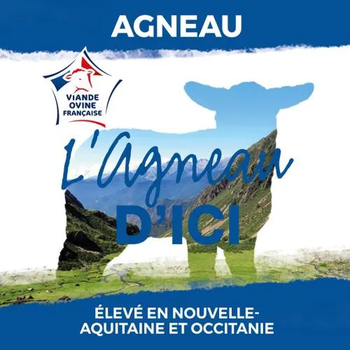 Agneau L'agneau D'ici Eleve En Nouvelle-Aquitaine Et Occitanie Viande Ovine Francaise est une marque déposée par SOCIETE H. VIGNASSE ET G. DONNEY