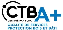 Ctba+ Certifie Par Fcba Qualite De Services Protection Bois Et Bâti est une marque déposée par INSTITUT TECHNOLOGIQUE FCBA (FORET CELLULOSE BOIS...) (FCBA)