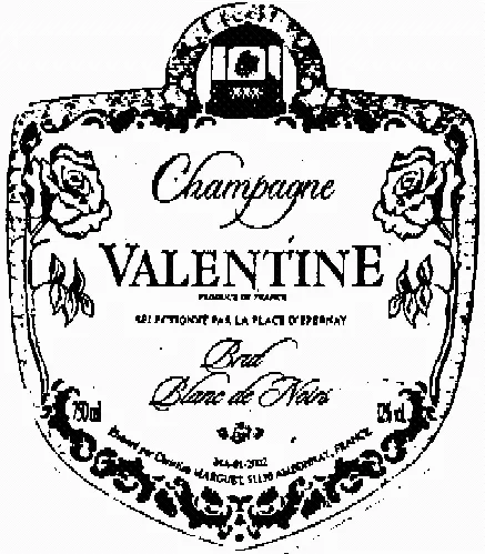 Champagne Valentine est une marque déposée par LES SELECTIONS DE BENOIT