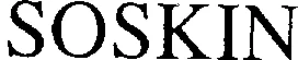 Soskin est une marque déposée par COSMETIC RESEARCH GROUP (HELIONATURE LABORATOIRE  TOM ROBINN)